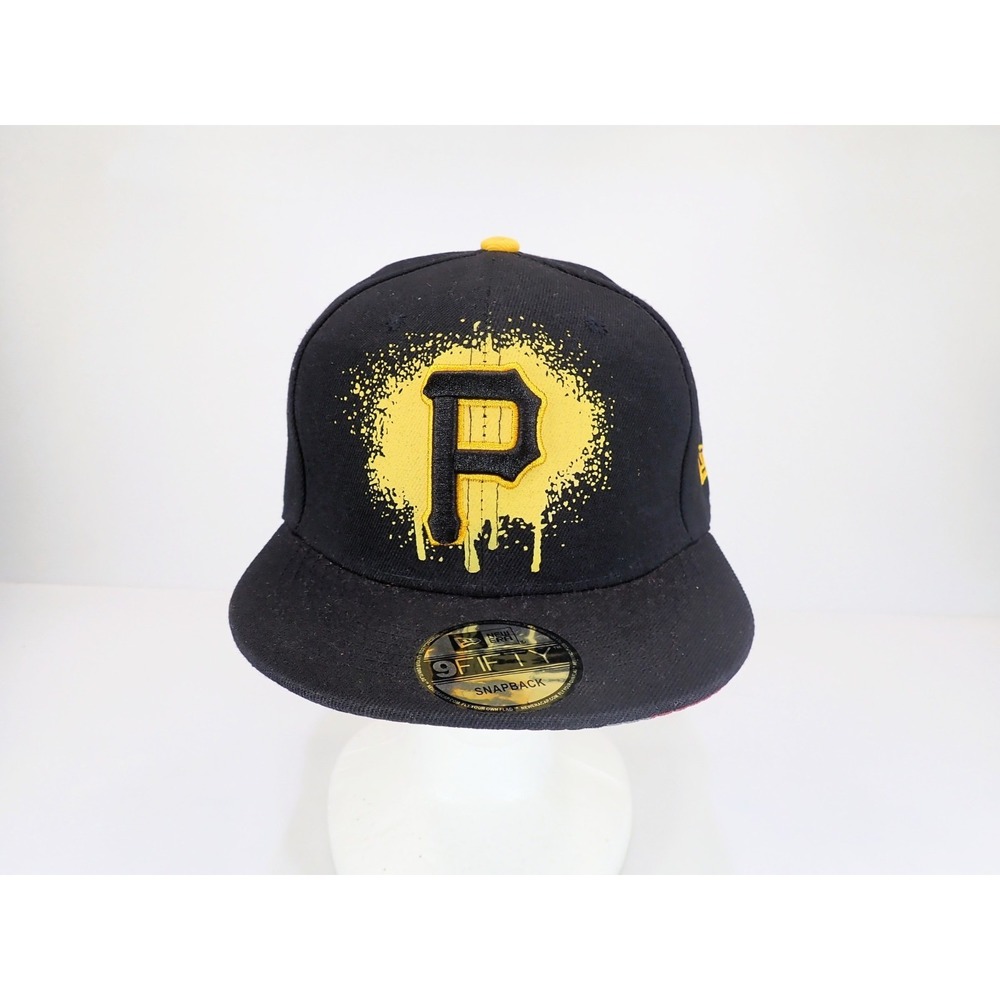 New Era 9FIFTY Pittsburgh Pirates‎ Snapback Hat Splash Graphic MLB Black Cap